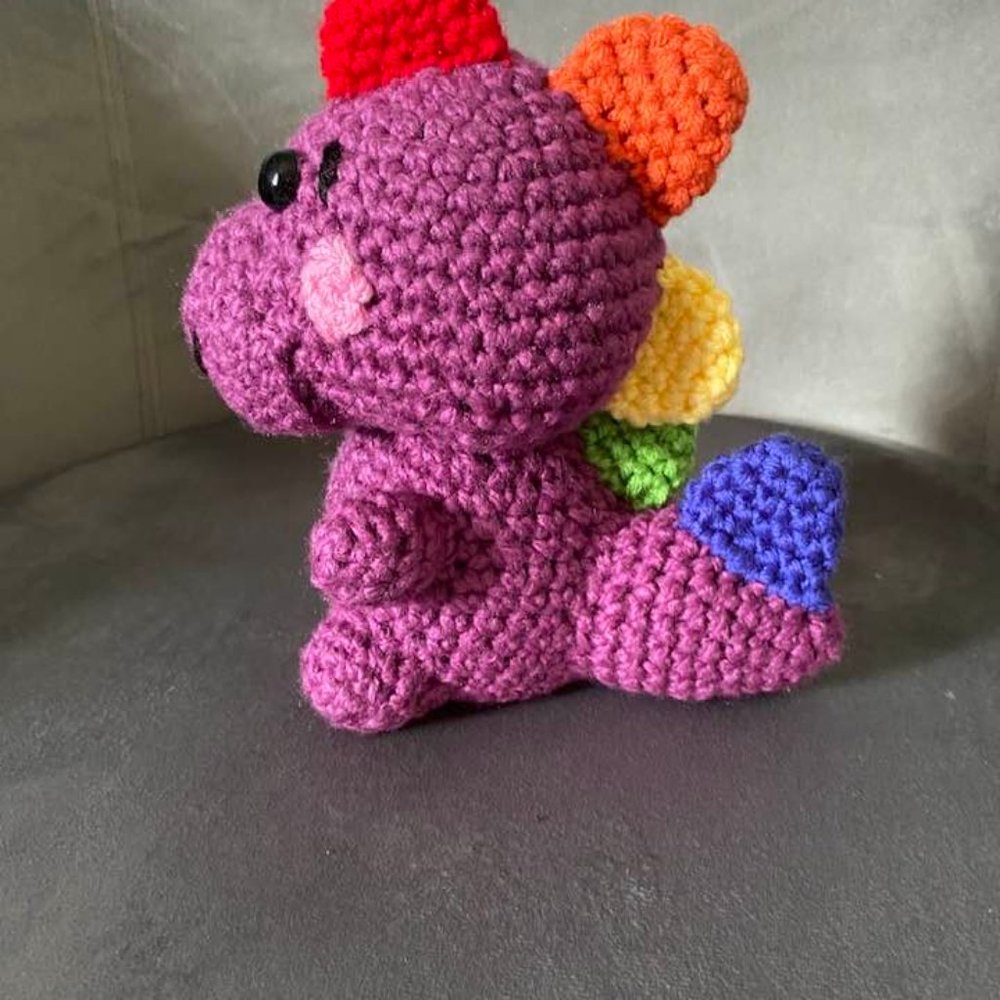Sale !Handmade crochet Dino